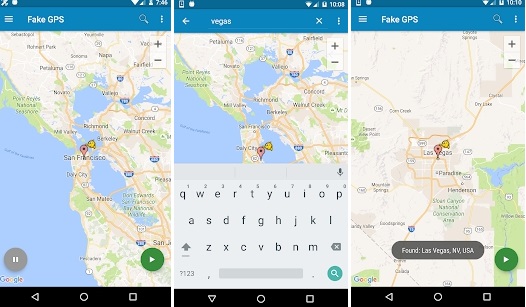 تطبيقات الموقع الوهمية Fake GPS Location
