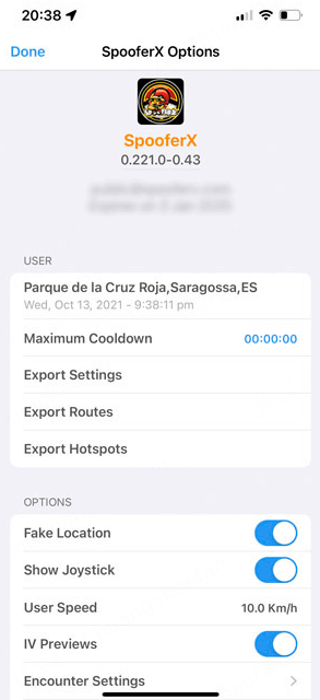 قم بتثبيت SpooferX على جهاز iOS الخاص بك