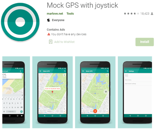 تحميل برنامج موقع وهمي Mock GPS With Joystick