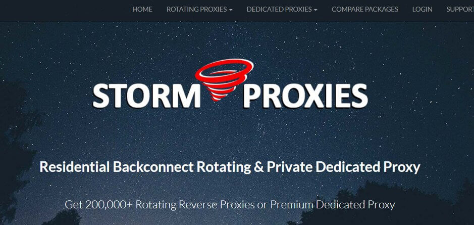 يقوم Storm Proxies بفك حظر اليوتيوب