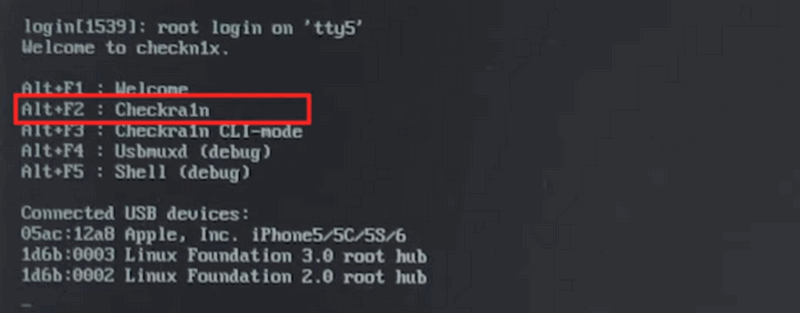 قم بتشغيل Checkra1n