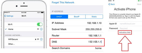 فتح الايكلود عن طريق dns