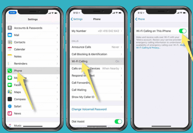 كيفية تمكين WiFi Calling على iPhone