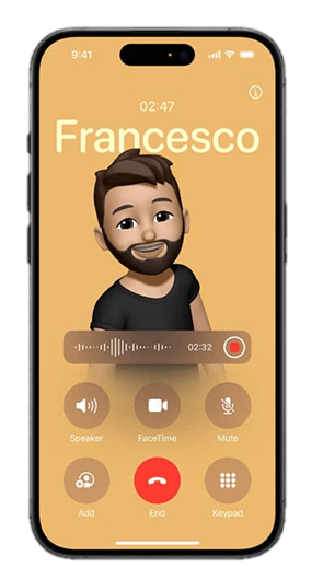 ميزة تسجيل مكالمات الايفون iOS 18