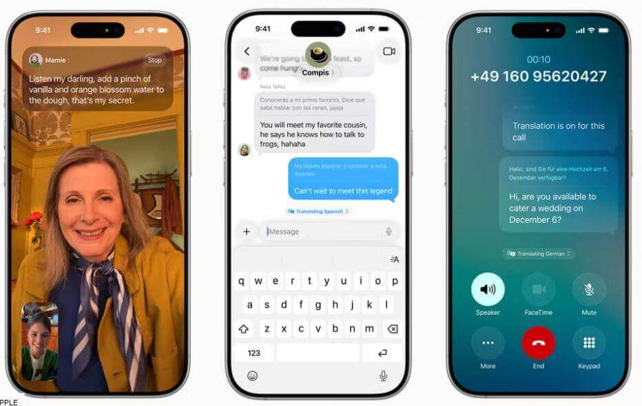 نظام التشغيل iOS 26 الذكاء الاصطناعي