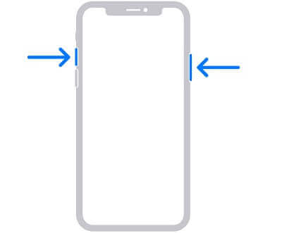كيفية التقاط لقطة للشاشة على iPhone X