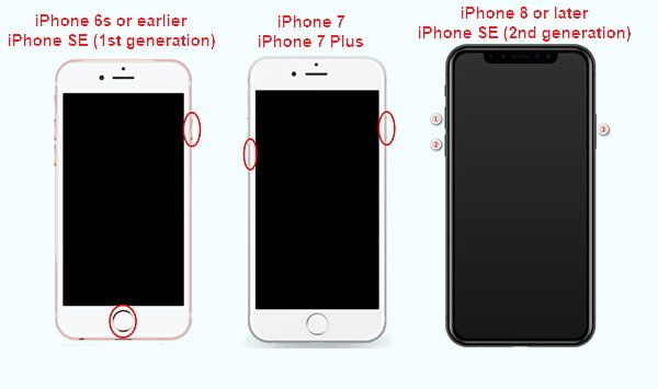 فرض إعادة تشغيل iPhone لإصلاح مشكلة وميض الشاشة