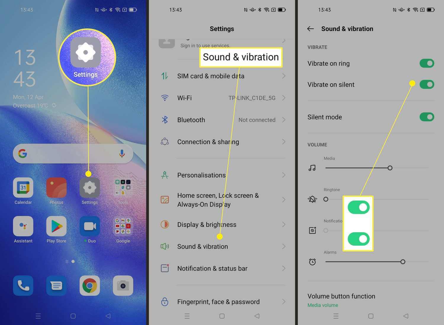تصحيح أخطاء وضع الاهتزاز في نظام Android