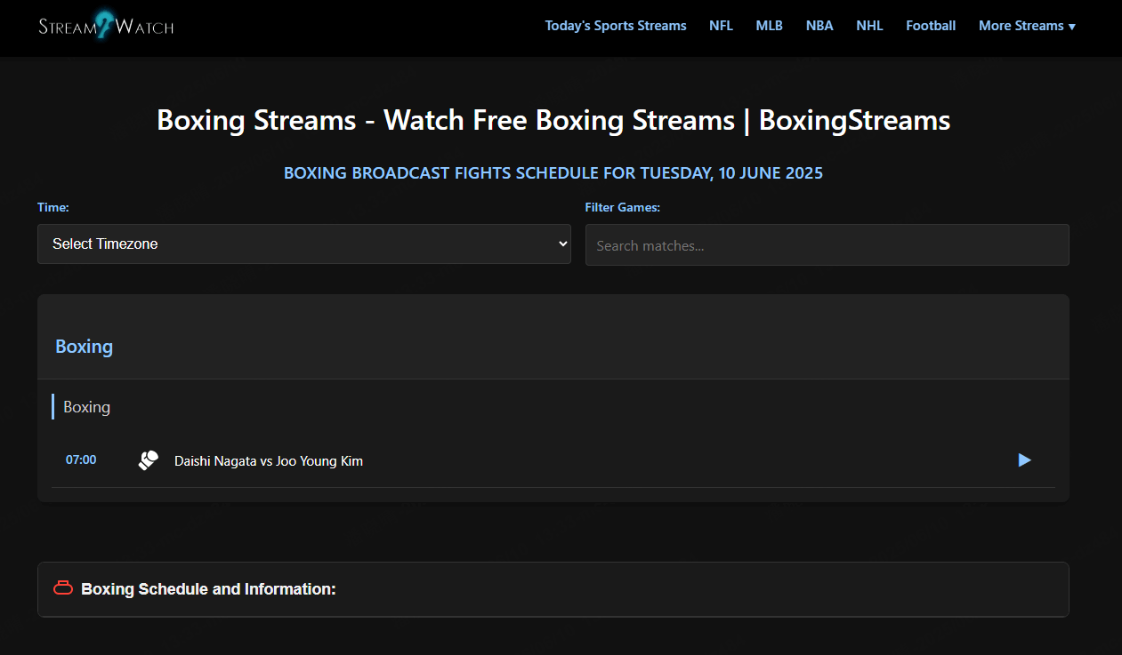 streamwatch موقع اللعب