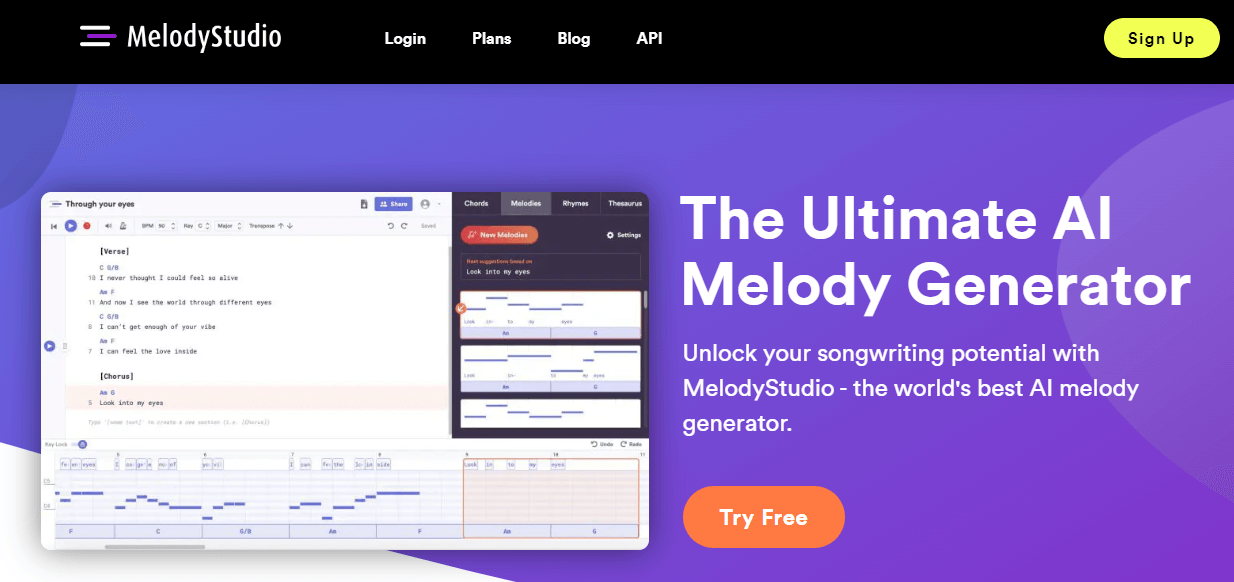 MelodyStudio صنع موسيقى بالذكاء الاصطناعي