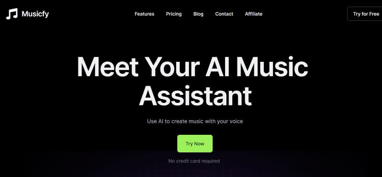 Musicfy - الذكاء الاصطناعي لإنشاء صوتية موسيقية عبر الإنترنت