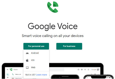 اختر Google Voice Number للاستخدام الشخصي أو التجاري
