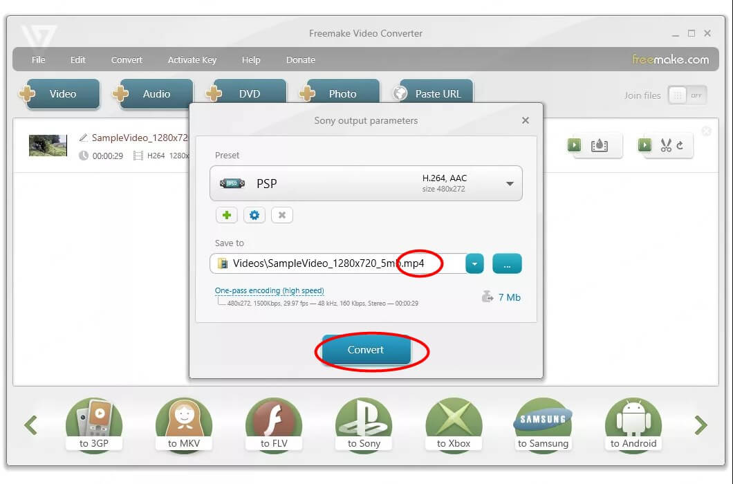 محول فيديو Freemake MP4 الخطوة 2