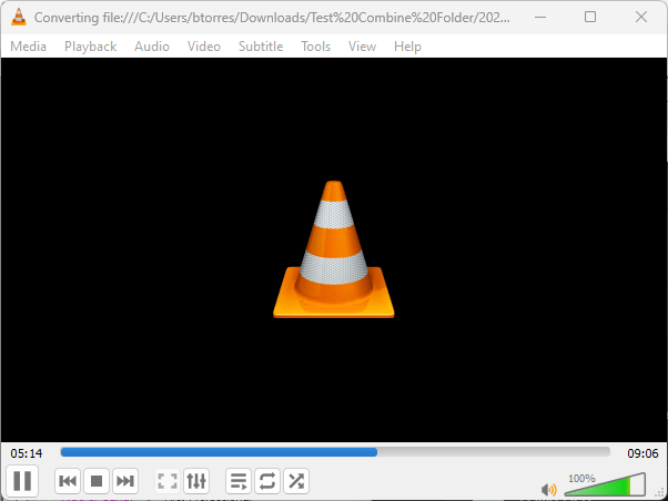 الخطوة الأولى لتحويل MP4 باستخدام vlc