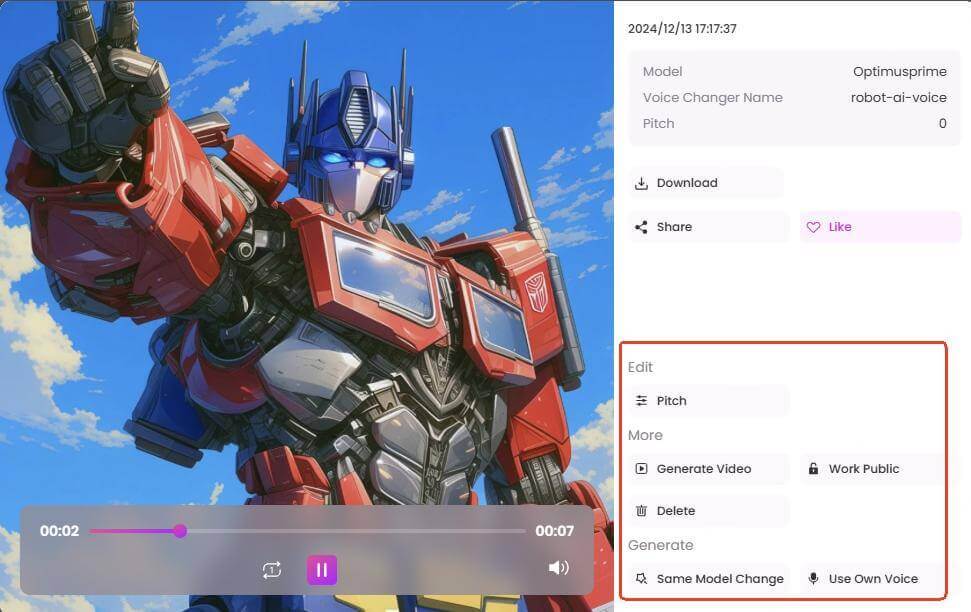 optimus prime ai səs