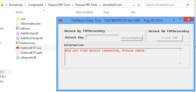 huawei frp kilidini açmaq alətini yükləmək üçün yan keçmə proqramını fastboot