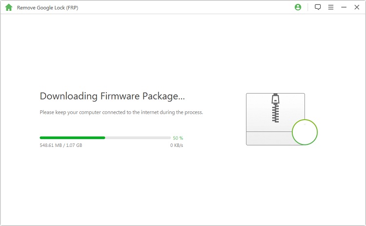 firmware paketini yükləyin