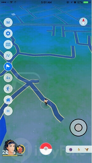 Pokemon Go джойстик ios без джейлбрейк