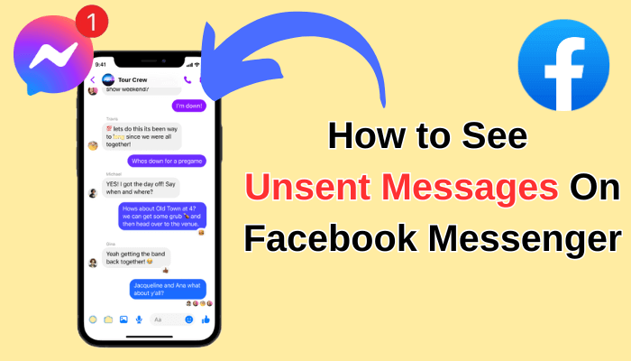 как да видите несъобщени съобщения в messenger