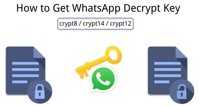 Как да декриптирате WhatsApp база данни Crypt8/12/14 без ключ?