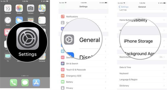 iphone storage