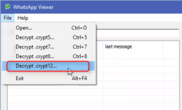 отворете файл в WhatsApp viewer