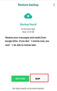 Как да възстановя резервното копие или чатовете на WhatsApp, след като съм пропуснал да ги възстановя?