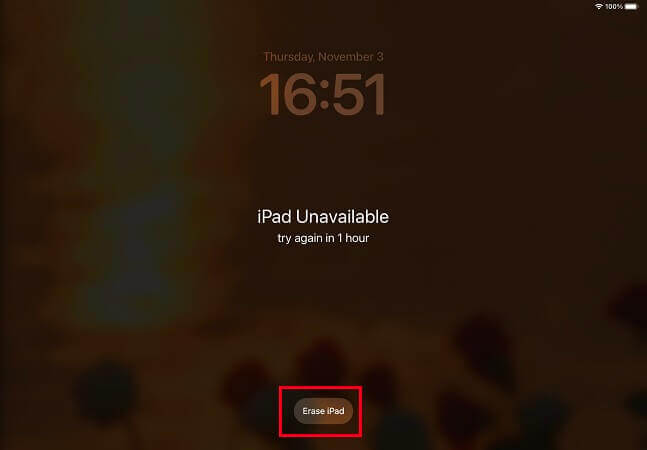 ipad недостъпен изтриване на ipad