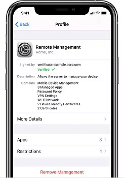 поправете как да премахнете дистанционното управление от iphone или ipad безплатно чрез настройки