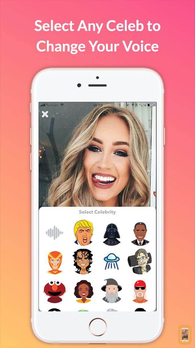 приложение за промяна на гласа на знаменитост
