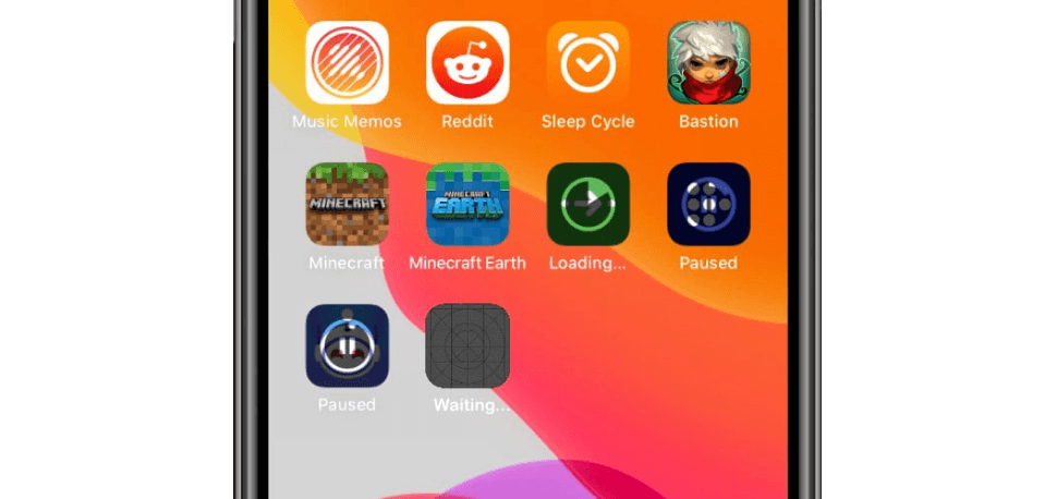 Applications iOS 16 bloquées en attente/chargement 16