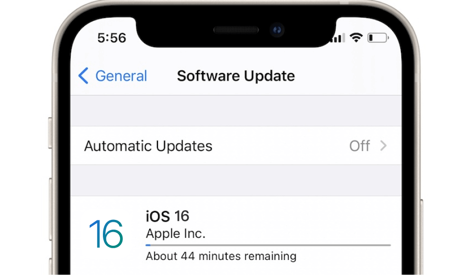 iPhone bloqué sur la préparation de la mise à jour iOS 16