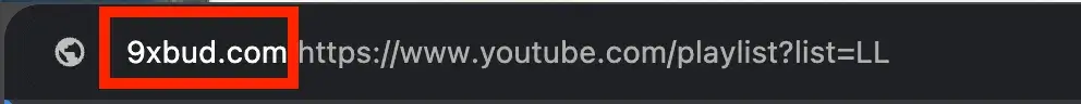 Alterar o URL para baixar a playlist do YouTube