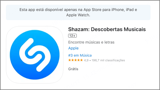 melhor app de musica para iPhone gratis Shazam