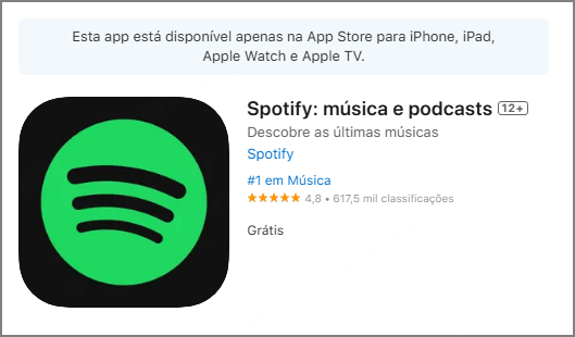 app que baixa musica no iPhone Spotify