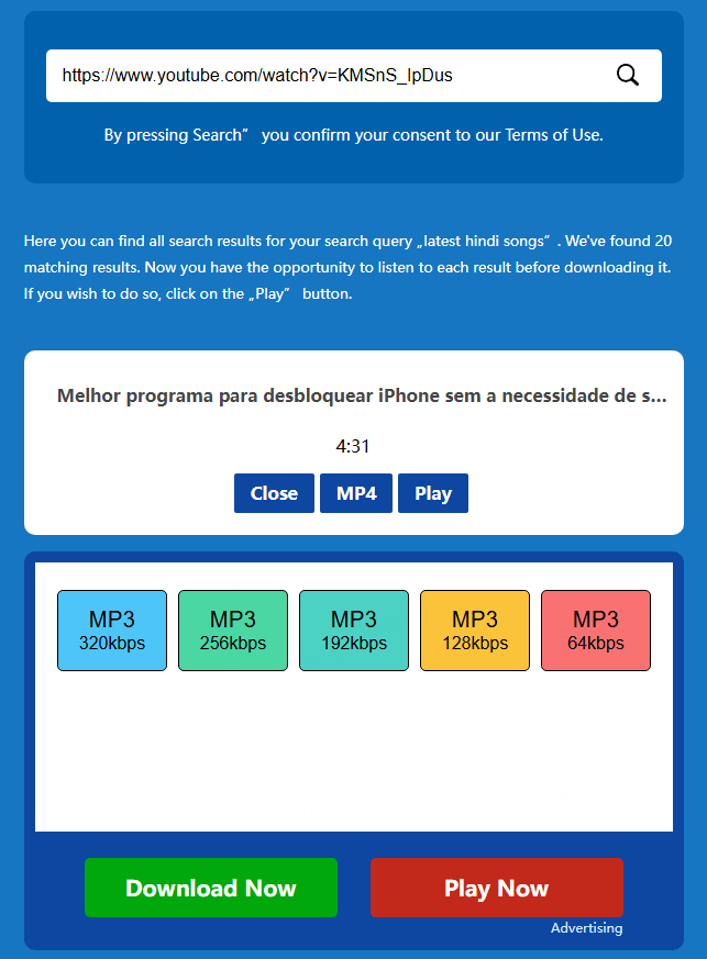 download grátis no MP3Juices