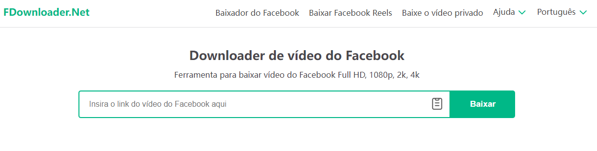 baixar vídeo do Facebook online