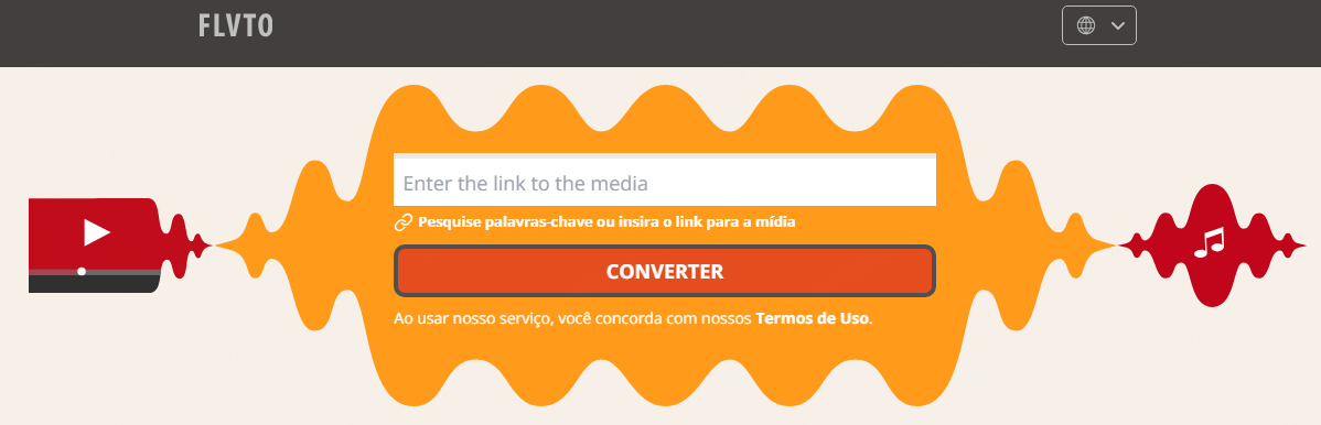 FLVTO permite baixar e salvar vídeos de links online