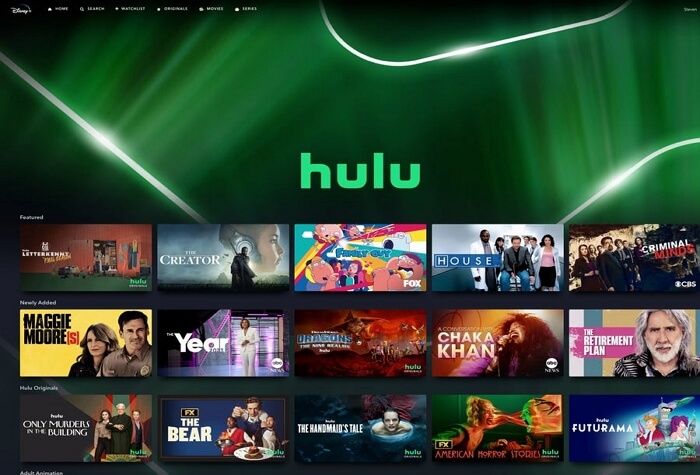 sites para assistir desenhos Hulu