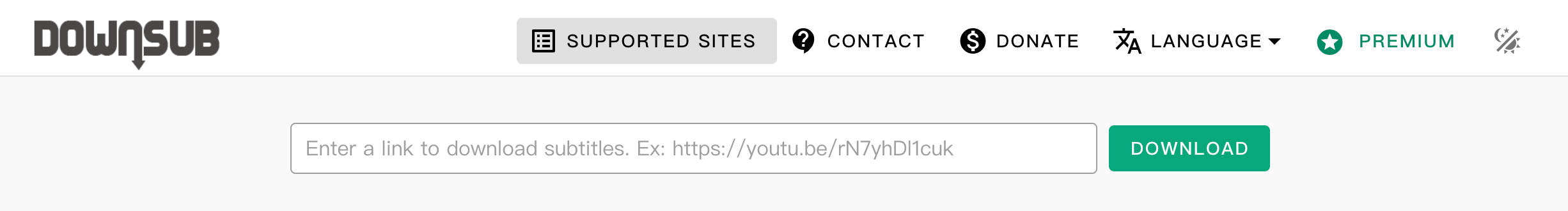 DownSub download legendas YouTube