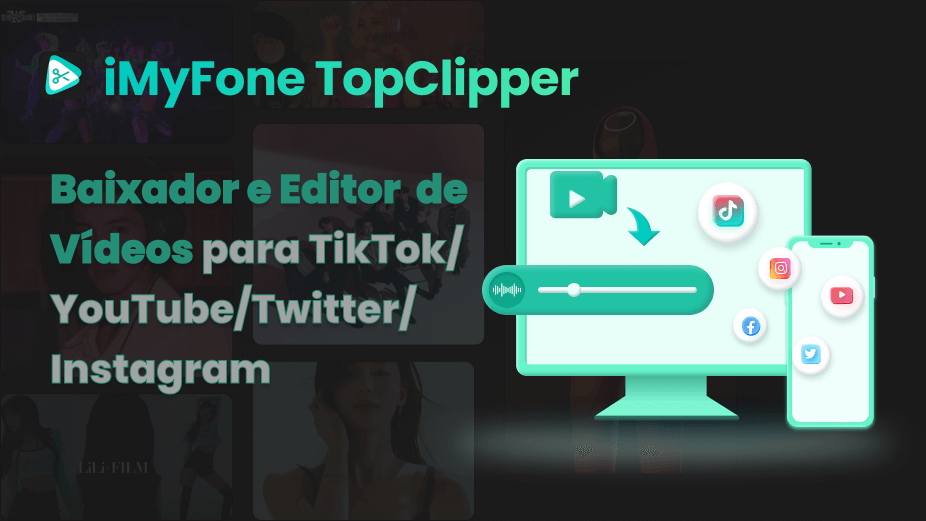 conversor de MP4 para MP3 iMyFone TopClipper