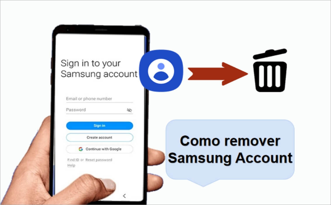 Como remover conta Samsung Account