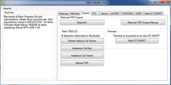  programa para remover conta Google D&G password unlocker