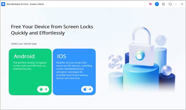 Dr.Fone desbloqueio de tela do Android