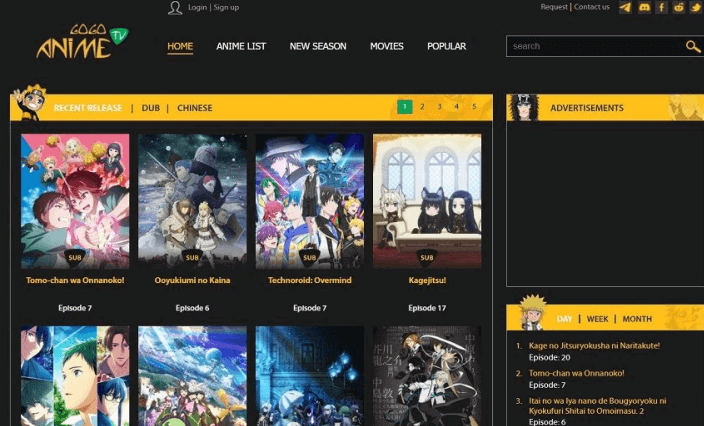 onde assistir animes de graca GoGoAnime