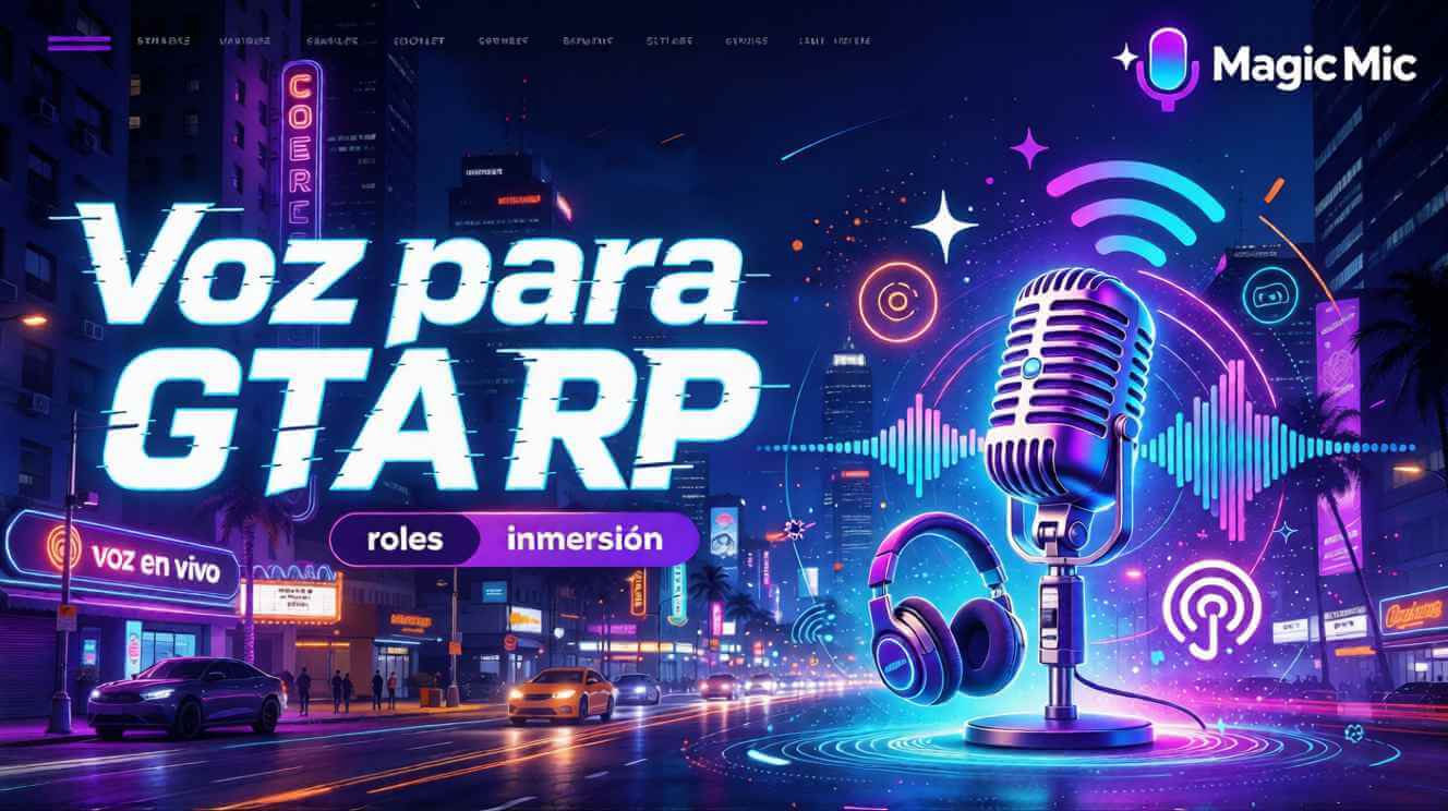 Modificador de voz para GTA RP e FiveM no PC