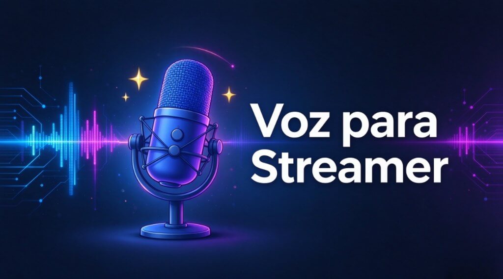 Modificador de voz para live e streamer no PC e no celular