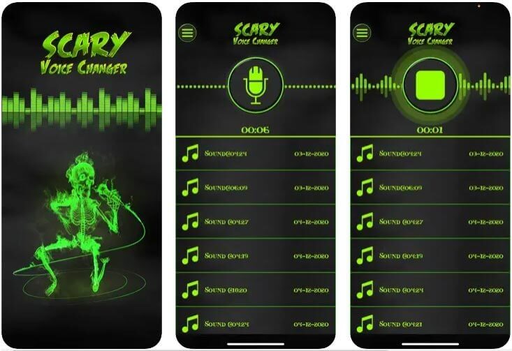Scary Voice Changer and Recorder para iOS