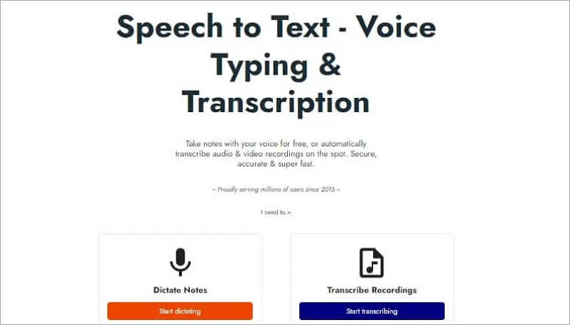 Speechnotes