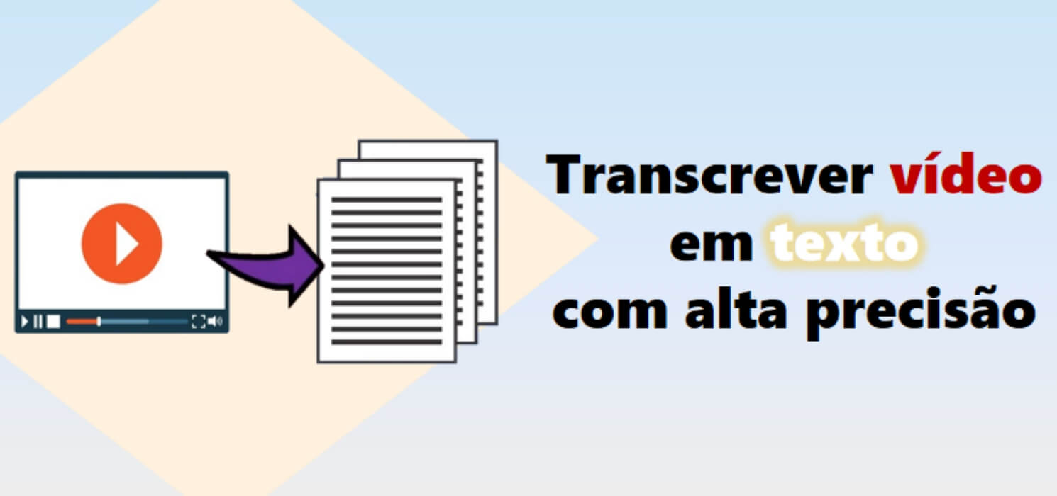 Transcrever vídeo em texto